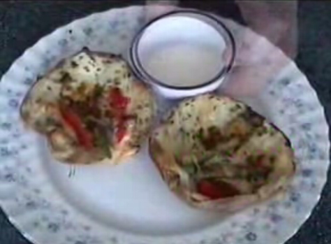 Cheesy Baked Potato Skins